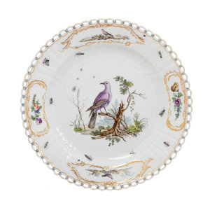 Appraisal: A Royal Copenhagen Porcelain Plate Diameter inches Sold to Benefit