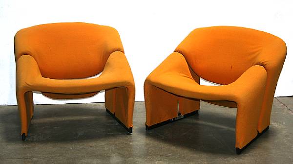 Appraisal: Pair of Pierre Paulin chairs By Artifort The Netherlands