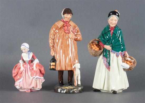 Appraisal: Three Royal Doulton china figures ''Goody Two Shoes'' - H