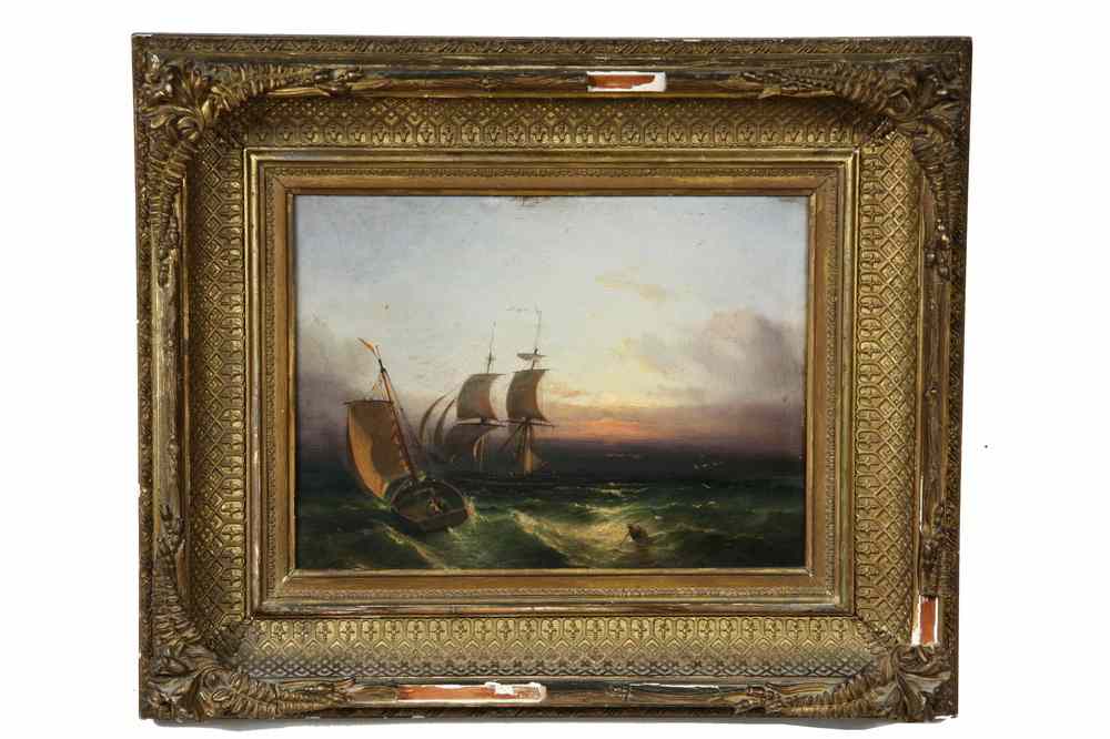 Appraisal: OOB - Nautical Scene by Antoine Waldorp Neth - unsigned