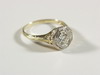 Appraisal: LADY'S RING - K yellow and white gold diamond antique