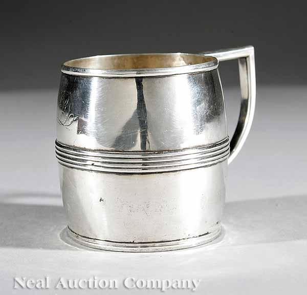 Appraisal: A Simon Chaudron Sterling Silver Cup Philadelphia and Mobile Ala