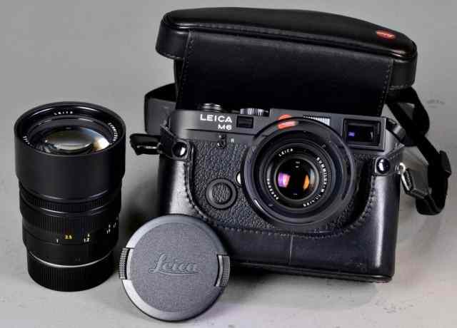 Appraisal: Leica Model M And Additional Leica LensA black body camera