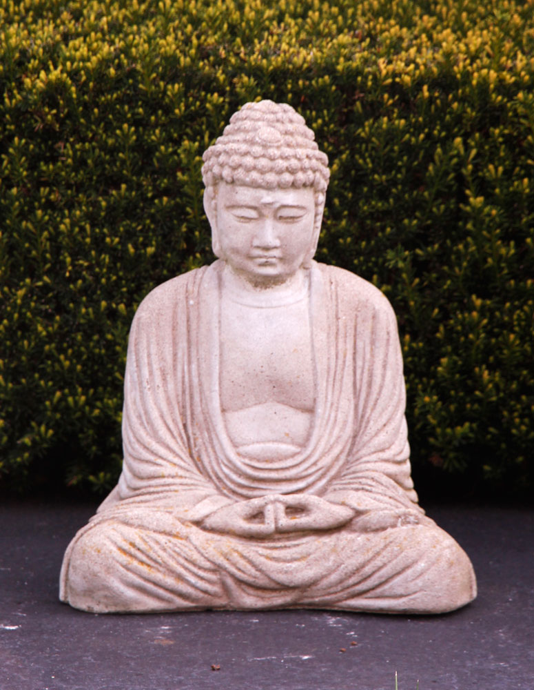 Appraisal: - Buddha Cast Cement Garden figure of Buddha cast cement