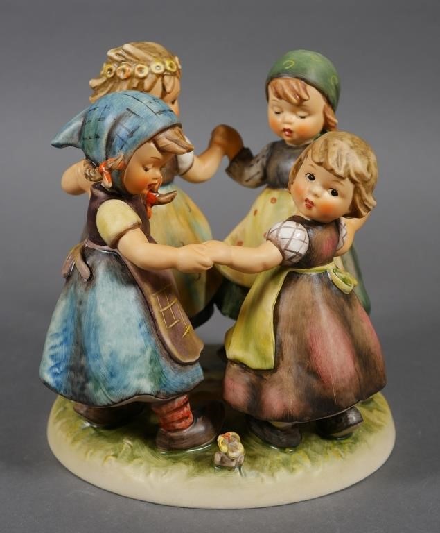 Appraisal: Hummel Goebel Ring Around the Rosie Porcelain Figurine TMK- Good