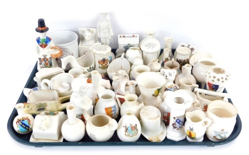 Appraisal: Goss and crested china including a figure of Tommy Arms