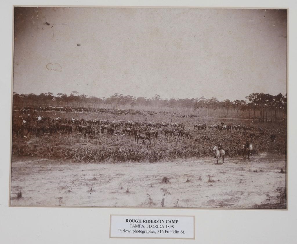 Appraisal: Photograph of Teddy's Rough Riders in their Tampa staging camp