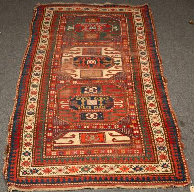 Appraisal: A Kazakh Karatchop rug Southwest Caucasus circa the madder field