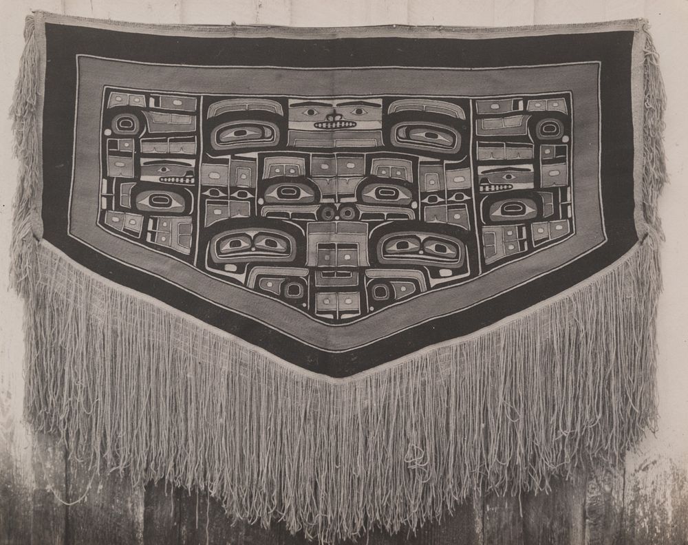 Appraisal: Edward Curtis Chilkat Blanket the Haida Ceremonial Robe Edward S