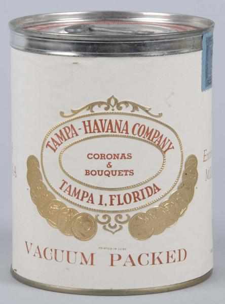 Appraisal: Sealed Tin of Clear Havana Cigars Description Circa Condition Excellent