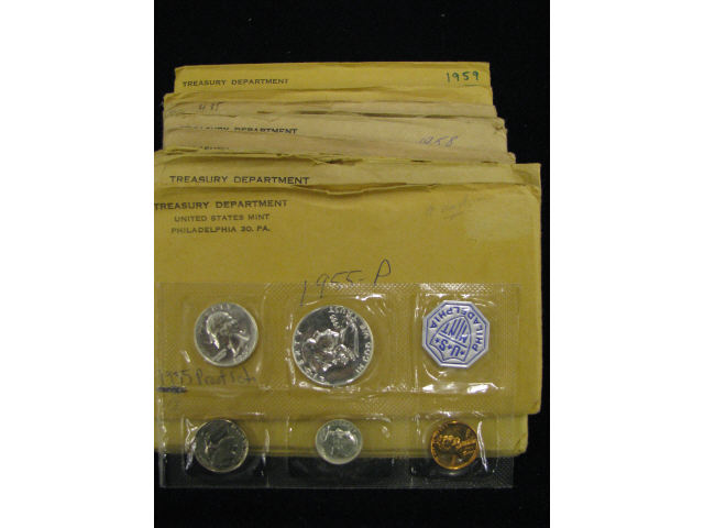 Appraisal: U S Silver Proof Coin Sets - - - -