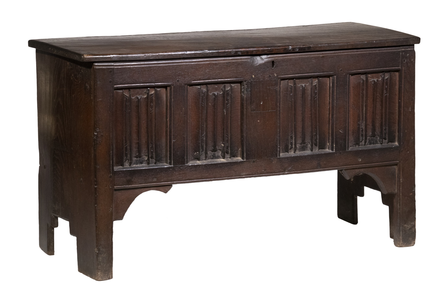 Appraisal: TH C OAK COFFER English Oak Joined Lift Top Chest