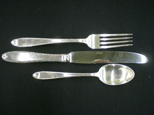 Appraisal: Sterling silver Southern Charm flatware service for twelve in presentation