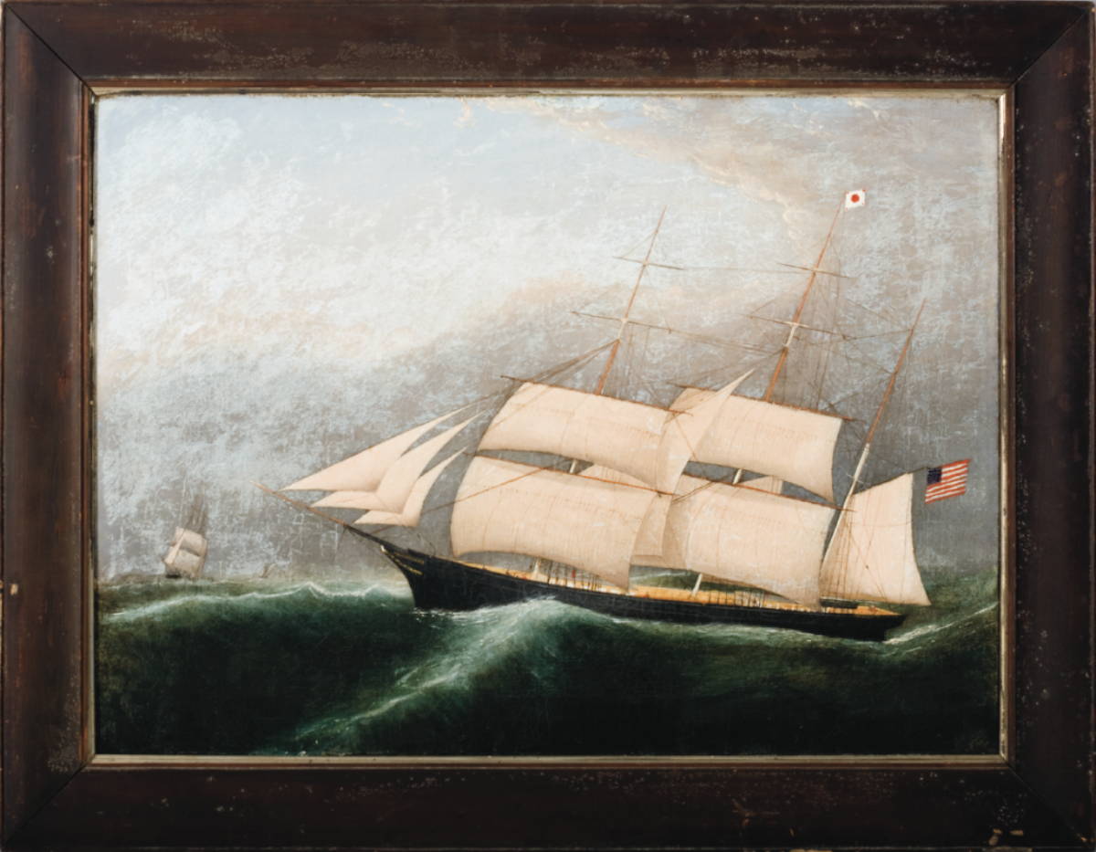 Appraisal: PORTRAIT OF THE AMERICAN CLIPPER SHIP MADELEINE NINETEENTH CENTURY Oil