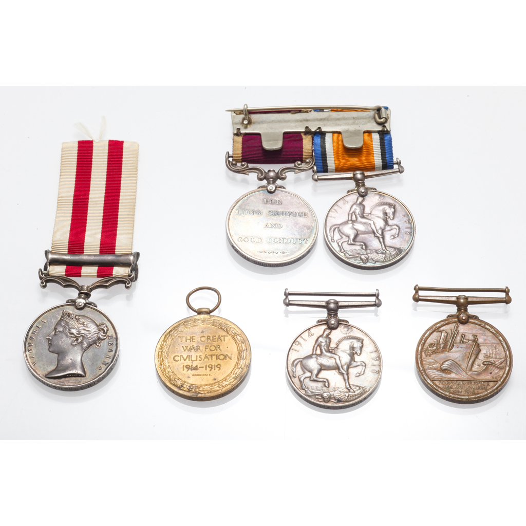 Appraisal: An interesting family group of medals India - medal to