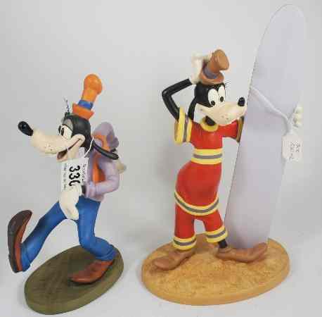 Appraisal: Walt Disney Art Classics Figures Goofy Swell Surfer and Gooft