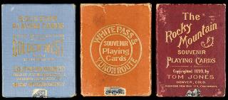 Appraisal: Three Souvenir Decks Includes Golden West Southern Pacific Van Noy