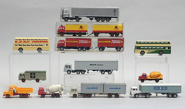 Appraisal: Wiking models from Germany A collection of Wiking plastic cars