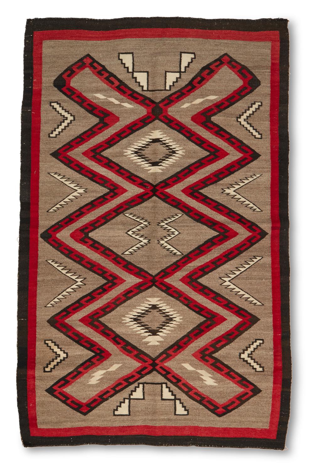 Appraisal: A Navajo regional rug Early th century Dine Woven in