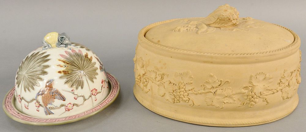 Appraisal: Two piece lot to include Wedgwood covered Caneware tureen with