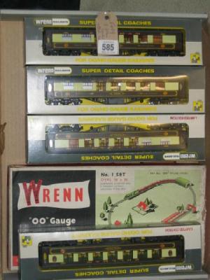 Appraisal: Four Wrenn Railways Pullman coach comprising W B Aries W