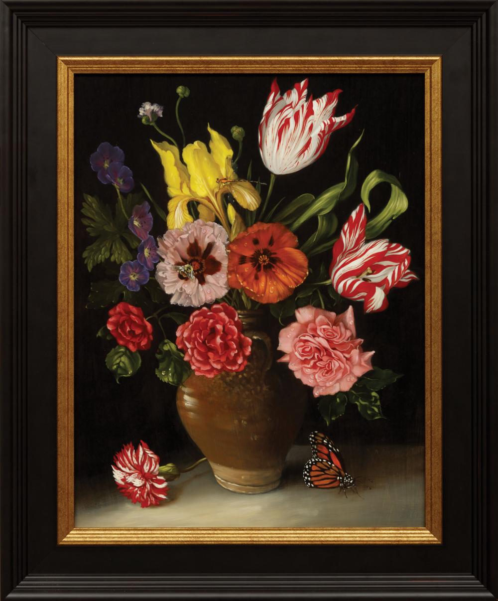 Appraisal: James Whitbeck American Massachusetts b Still Life with Flowers and