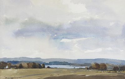 Appraisal: Edward Wesson - Near Frensham Surrey Signed Watercolour x cm