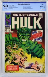 Appraisal: Marvel Comics Incredible Hulk No CBCS UNITED STATES TH CENTURY