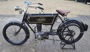 Appraisal: Rare Adler motorcycle HP cc reg BS - excellent running