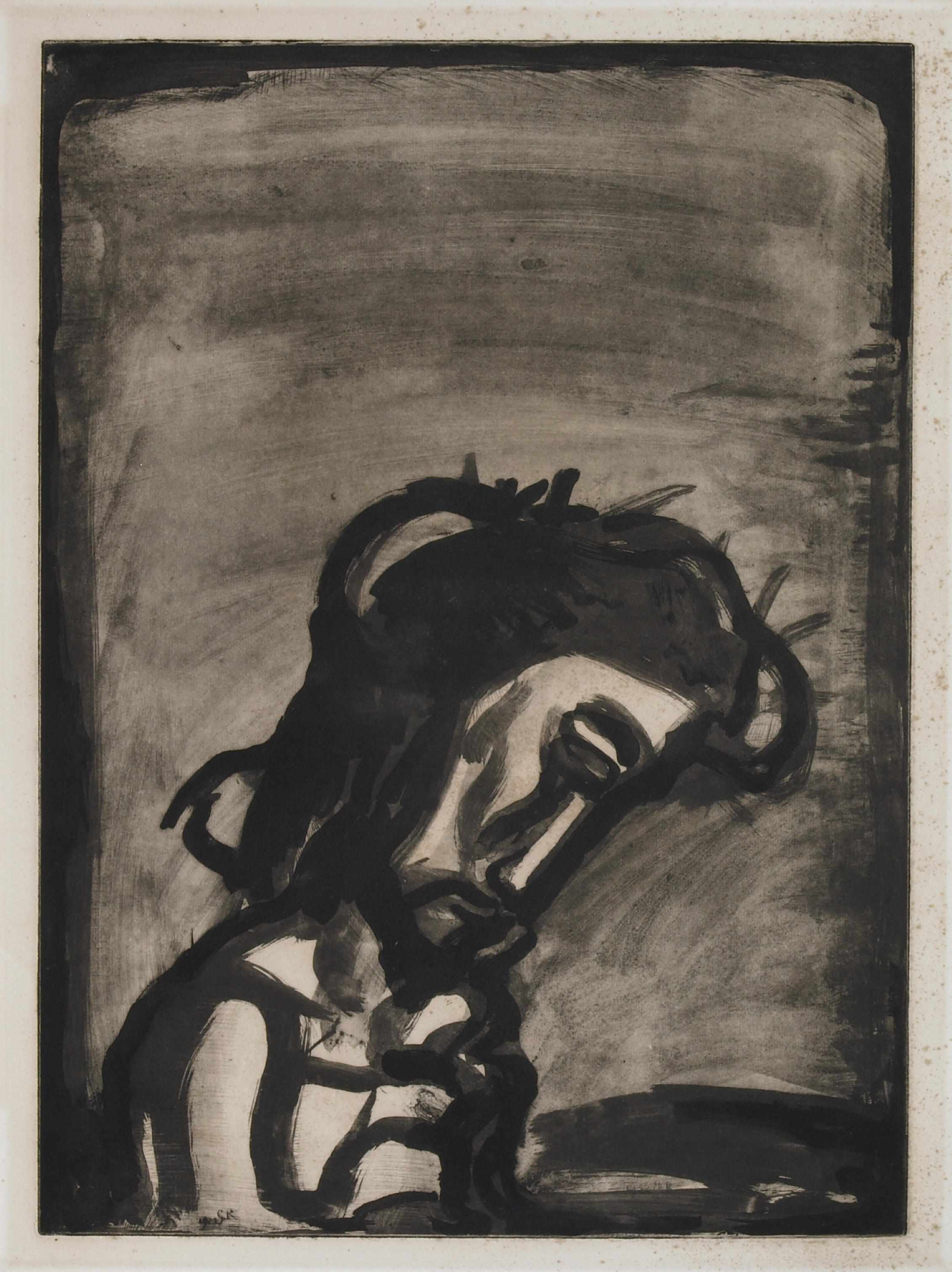 Appraisal: Georges Rouault French - Jsus Honni Pl II from Miserere