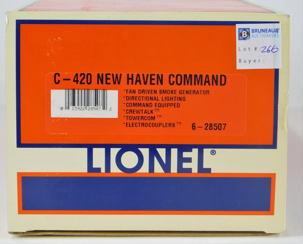 Appraisal: LIONEL C- NEW HAVEN COMMAND LOCOMOTIVE TRAIN United States ContemporaryO