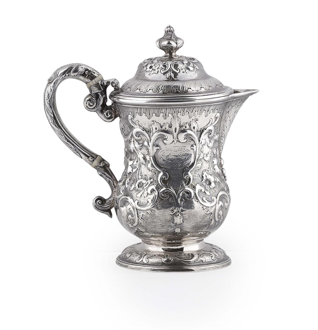 Appraisal: CURLING INTEREST - A PRESENTATION TANKARD indistinctly marked Edinburgh circa