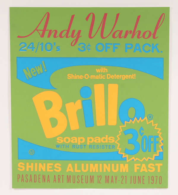 Appraisal: Andy Warhol American - Brillo Soap Pads Pasadena Art Museum