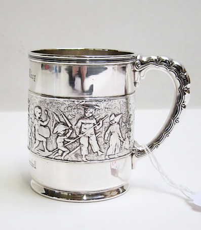 Appraisal: TIFFANY CO MAKERS STERLING SILVER CHILD'S CUP - under the