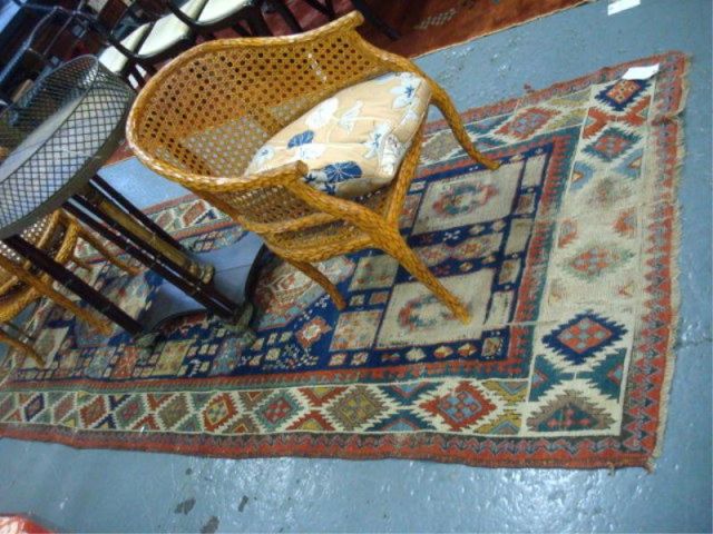 Appraisal: Kazak style carpets both as is x and x Estimate