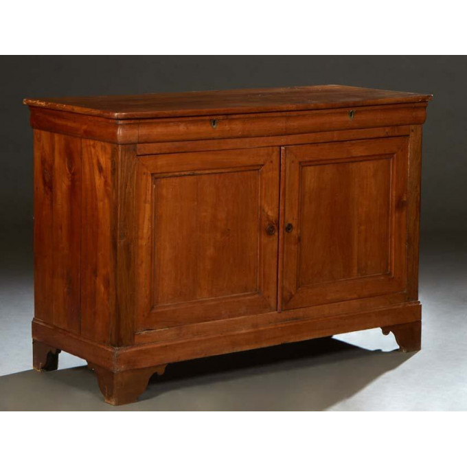 Appraisal: French Provincial Louis Philippe Carved Walnut Sideboard th c the