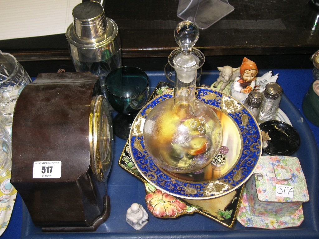 Appraisal: Tray lot of assorted ceramics and glass to include Royal