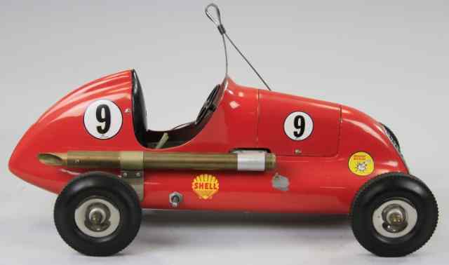 Appraisal: DOOLING TETHER RACER WITH TIGER ENGINE Done in red body