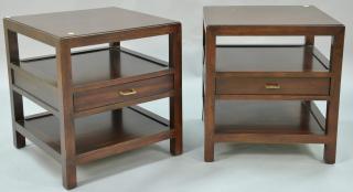 Appraisal: Pair of Bernhardt mahogany tables ht in top x Pair