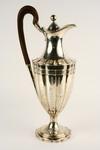 Appraisal: EWER - Fine mid th C silver ewer with rosewood