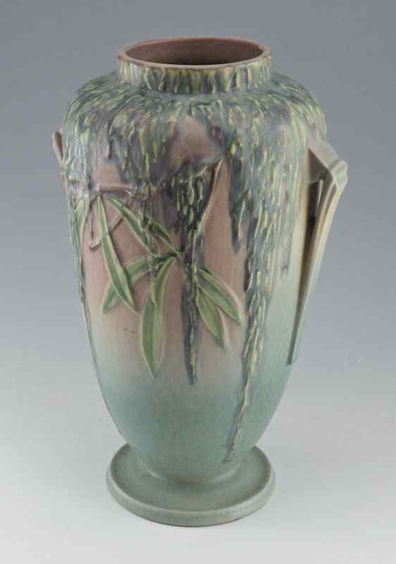 Appraisal: ROSEVILLE POTTERY ''MOSS'' VASE Shape - '' tall