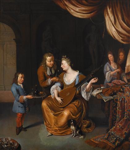 Appraisal: FOLLOWER OF JAN JOSEF HOREMANS THE YOUNGER flemish - INTERIOR