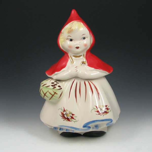 Appraisal: Hull Little Red Riding Hood Poinsettia Cookie Jar Little Red