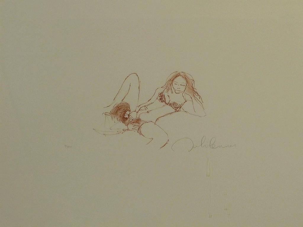 Appraisal: JOHN LENNON ARTIST SIGNED LITHOGRAPH 'Exotic III' signed in pencil