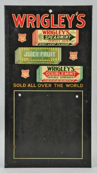 Appraisal: Tin Wrigley's Gum Calendar Holder Description Circa s to s