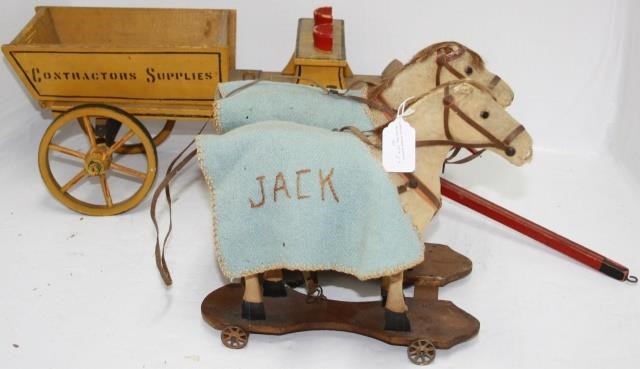 Appraisal: LOT OF LATE TH CENTURY TOYS TO INCLUDE NO CONTRACTORS