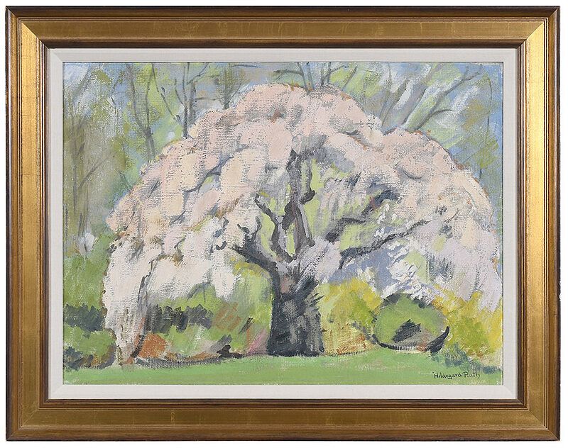 Appraisal: Hildegard Rath German New York Vermont - Japanese Cherry Tree