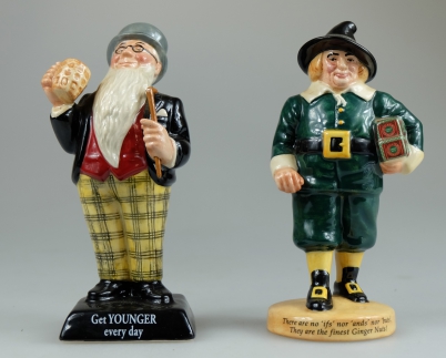 Appraisal: Royal Doulton advertising figures John Ginger AC and Father William