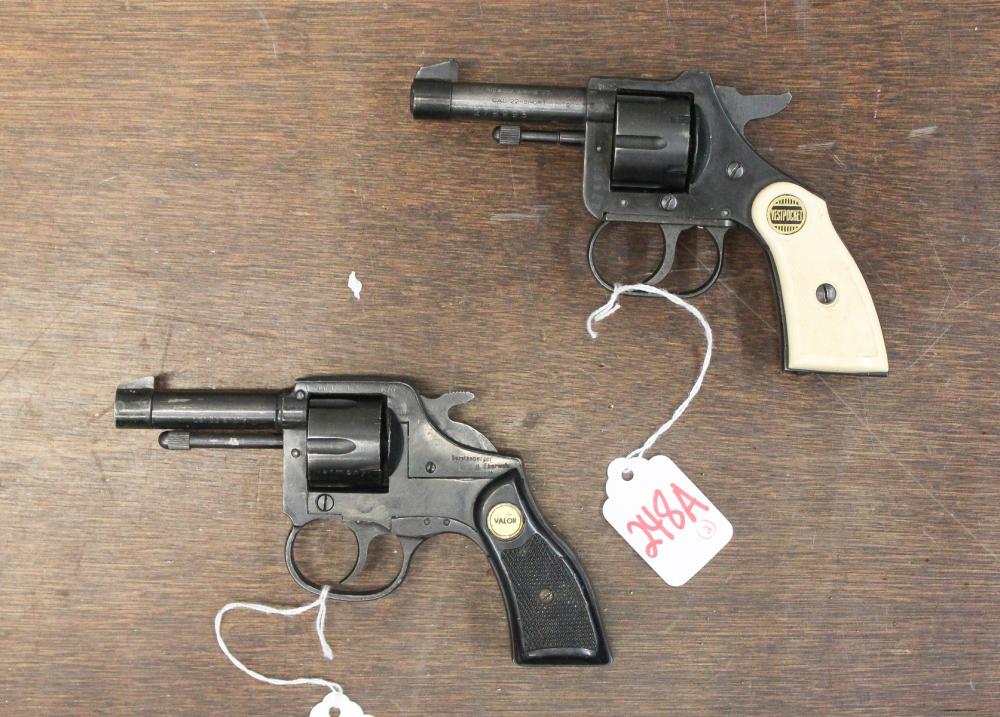 Appraisal: TWO GERMAN MADE DOUBLE ACTION REVOLVERS Rosco Arme Co Vest