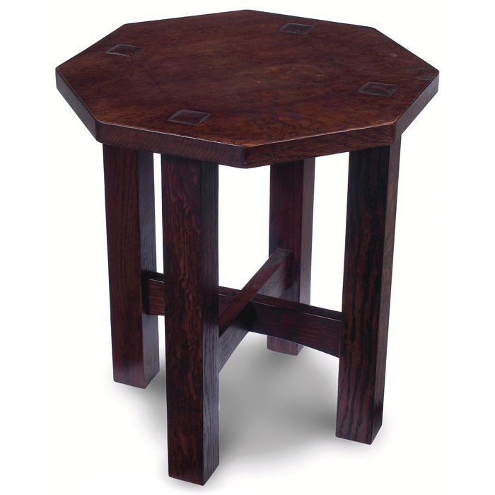 Appraisal: Arts and Crafts style tabouret contemporary similar to L and